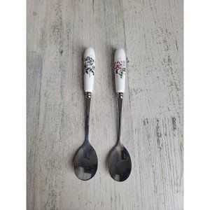 Portmeirion Botanic Gardens tea spoon flower set